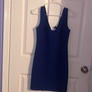 Forever 21 form fitting blue dress